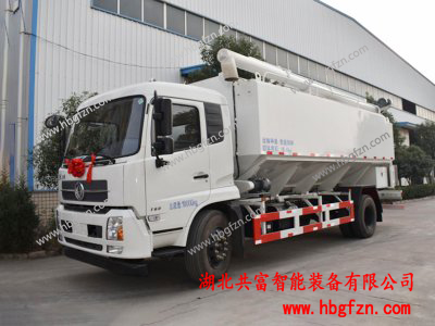 电动东风天锦20方液压散装饲料运输车