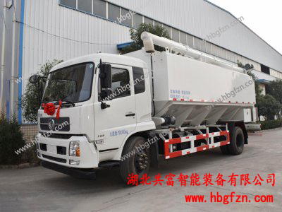 东风天锦20方液压散装饲料运输车