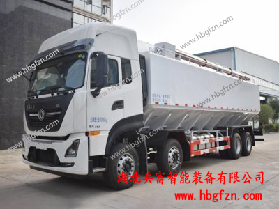 东风天龙液压40方散装饲料运输车